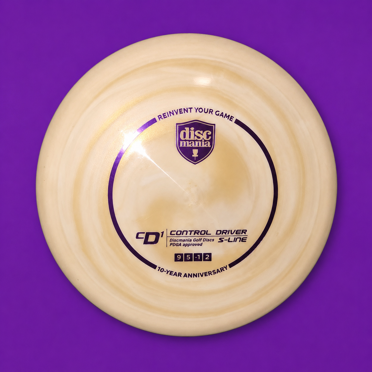 Discmania CD1 10 Year Anniversary Golden Swirl