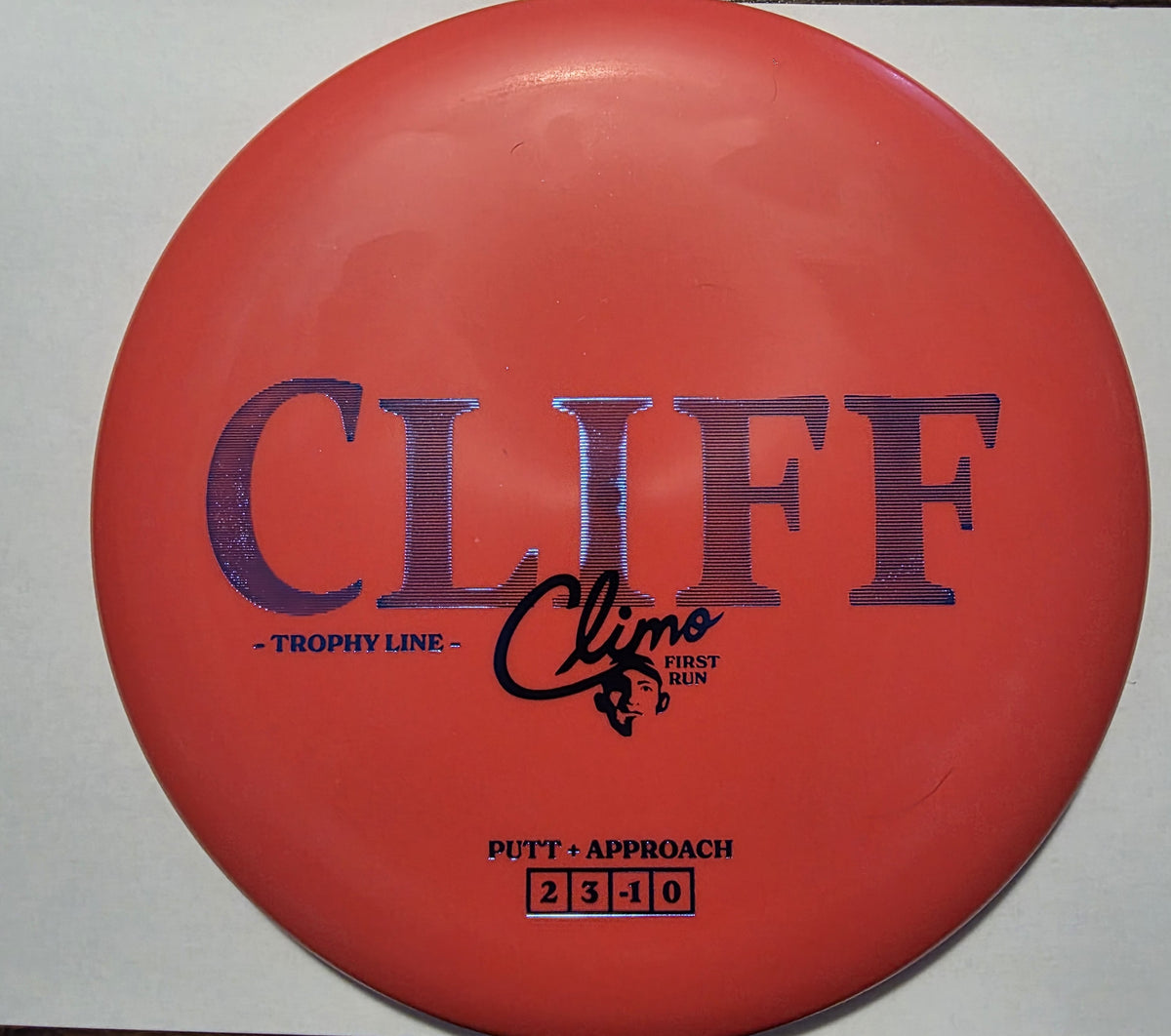 Climo Cliff Trophy Line Disc Golf Putter