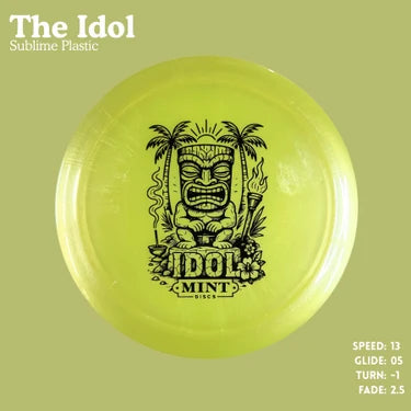 Mint Discs Idol Tiki Apex Plastic Yellow